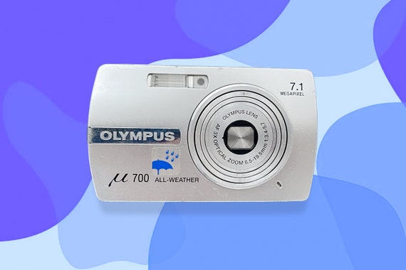 Olympus Mju 700 Digital Camera: Vintage Silver Camera - Etsy
