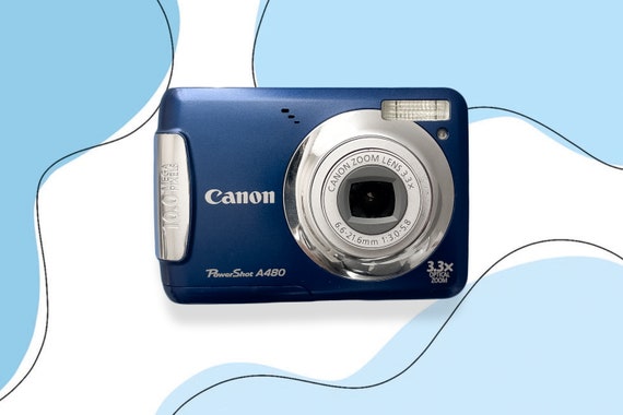 Canon キヤノン PowerShot A480 デジカメ 箱・説明書付き Canon キヤノン PowerShot A480 デジカメ 箱・説明書付き