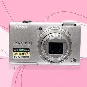 デジタルカメラ Nikon Coolpix S6200 シルバー / ビンテージ