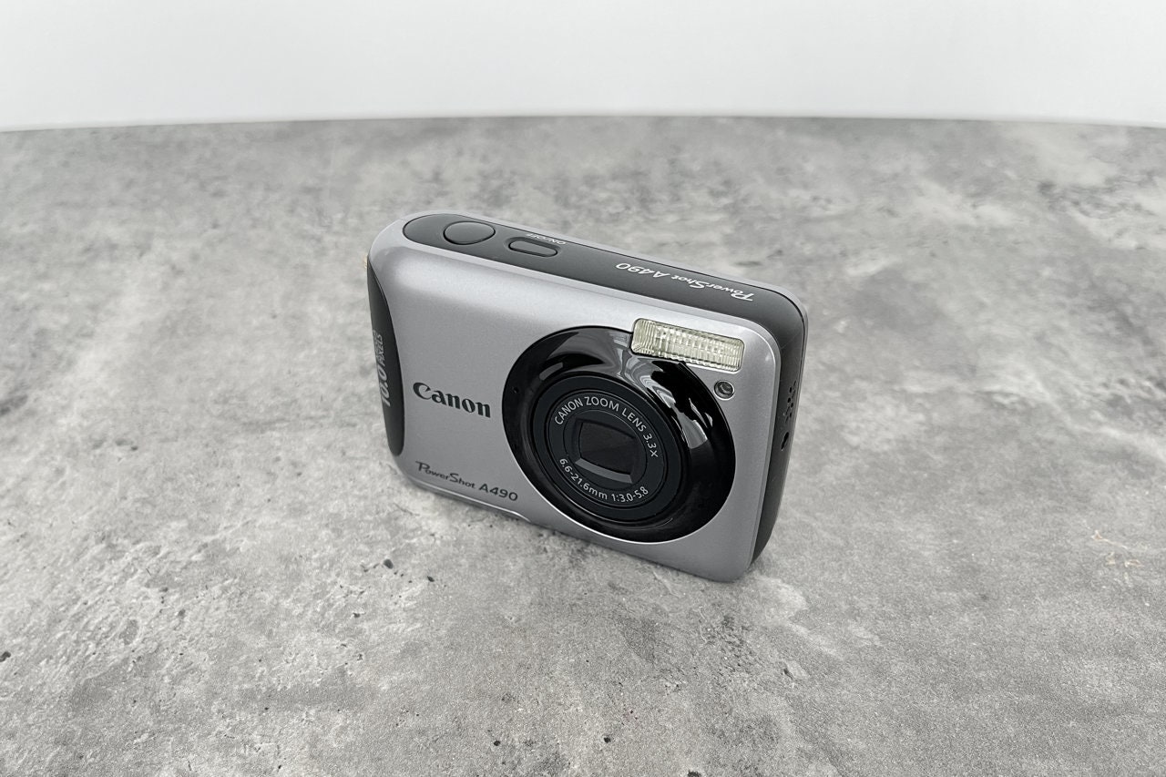 Vintage Canon Powershot A490 Digital Camera - 10.0 Megapixel