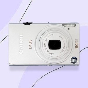 Digital Camera Canon IXUS 125 Silver / Vintage Digital Camera / Canon cameras