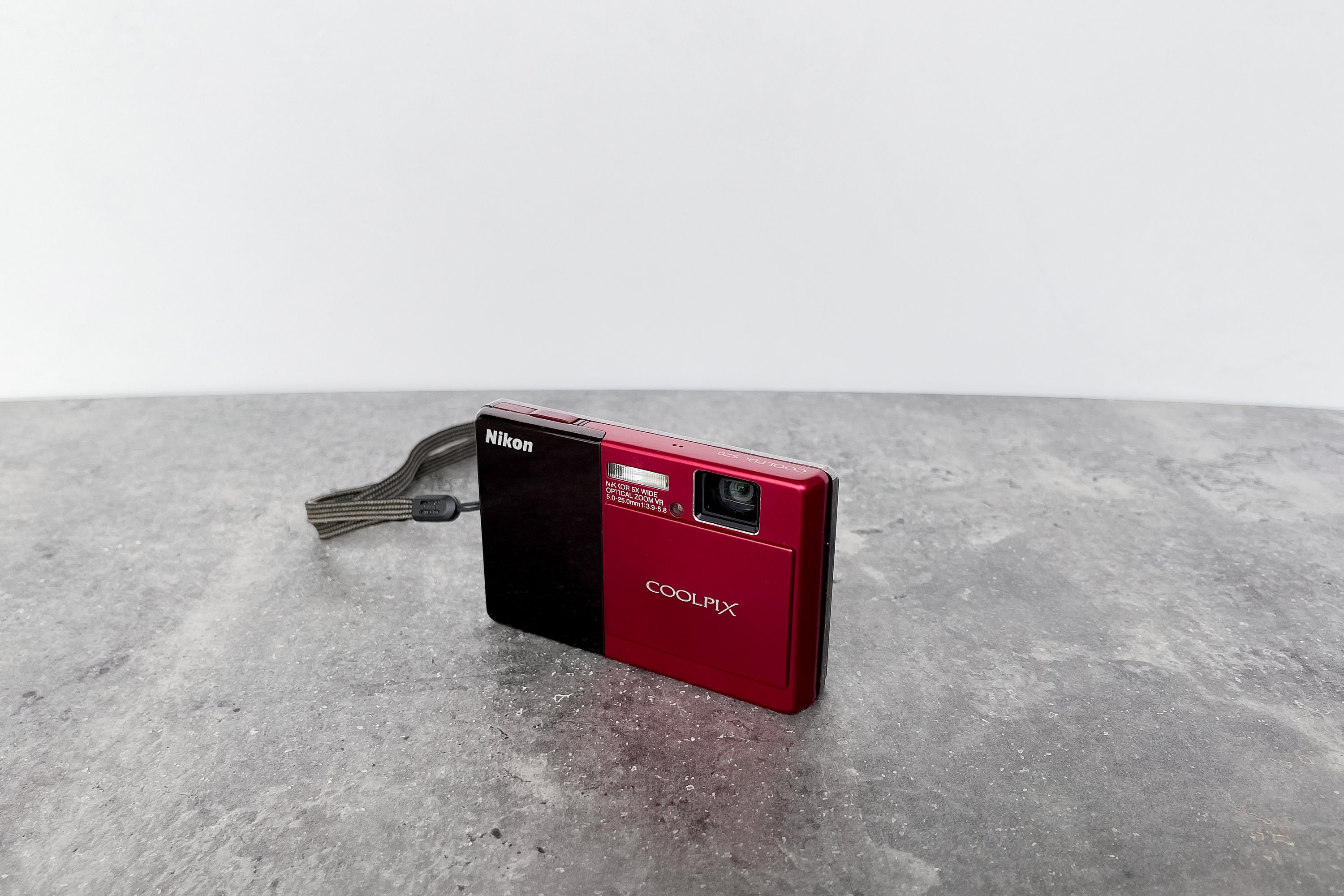 Vintage Nikon Coolpix S70: Red Touchscreen Digital Camera - Etsy