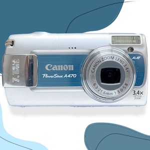 Digital Camera Canon PowerShot A470 Blue / Compact Digital Camera / Canon cameras