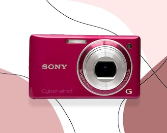Câmera Sony Cyber-Shot DSC-W380 rosa / 14,1 MP, zoom de 5x