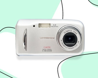 Vintage Olympus C-480 Digital Camera - 4.0 MP, 3x Zoom - Etsy