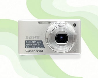 SONY Cyber-shot DSC-T5 5.1MP シルバー デジタルカメラ、バッテリー