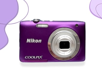 Nikon Coolpix A100: Câmera Digital Roxa de 20.1MP