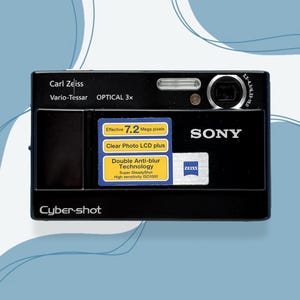 Digital Camera Sony DSC-T10 Black / Vintage Digital Camera / Sony cameras