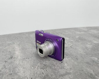 Vintage Nikon Coolpix S3300: Purple 16MP Digital Camera - Etsy