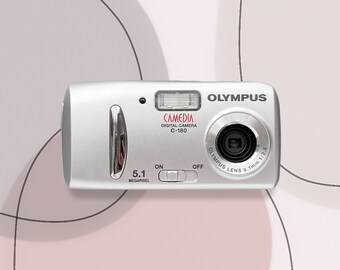Vintage Olympus C-180 Digital Camera - 5.1 Megapixel