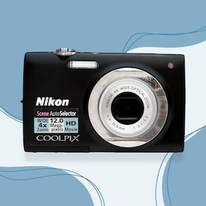 Digital camera Nikon Coolpix S2550 Black / Vintage Digital Camera / Nikon cameras