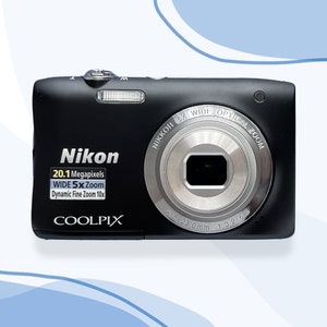 Kameragehämmere?Nikon Coolpix S2900 schwarz / Vintage 2000s Digitalkamera / Japanische Digitalkamera