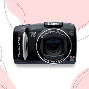 Digital Camera Canon PowerShot SX120 IS / Vintage Digital Camera / Canon cameras