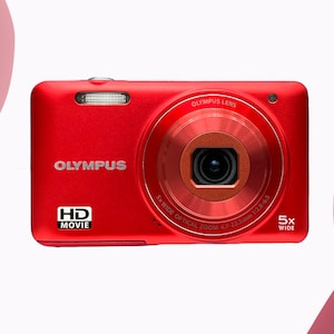 オリンパス SZ14 デジタルカメラ - レッド 14MP 光学ズーム 24 倍