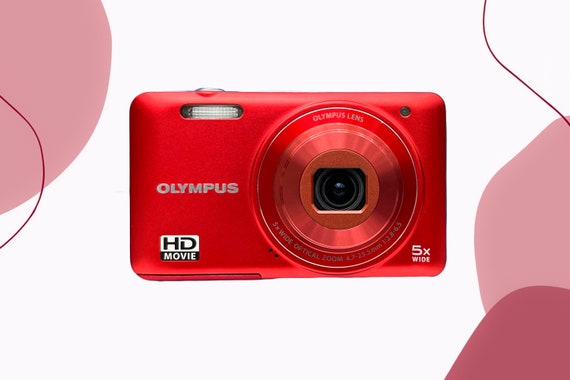 Digital Camera Olympus VG-160 Red / Vintage Digital Camera