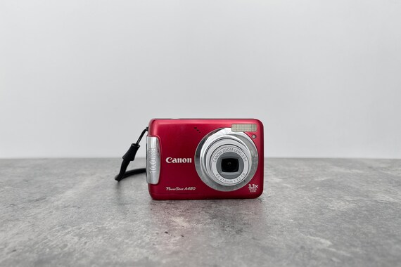 Digital Camera Canon Powershot A480 Red / Vintage Digital