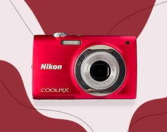 Nikon COOLPIX L820 16.0MP Digital Camera Red - Etsy Canada