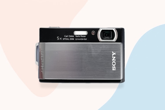 Vintage Sony DSC-T300 Digital Camera - Black Cyber-shot - Etsy