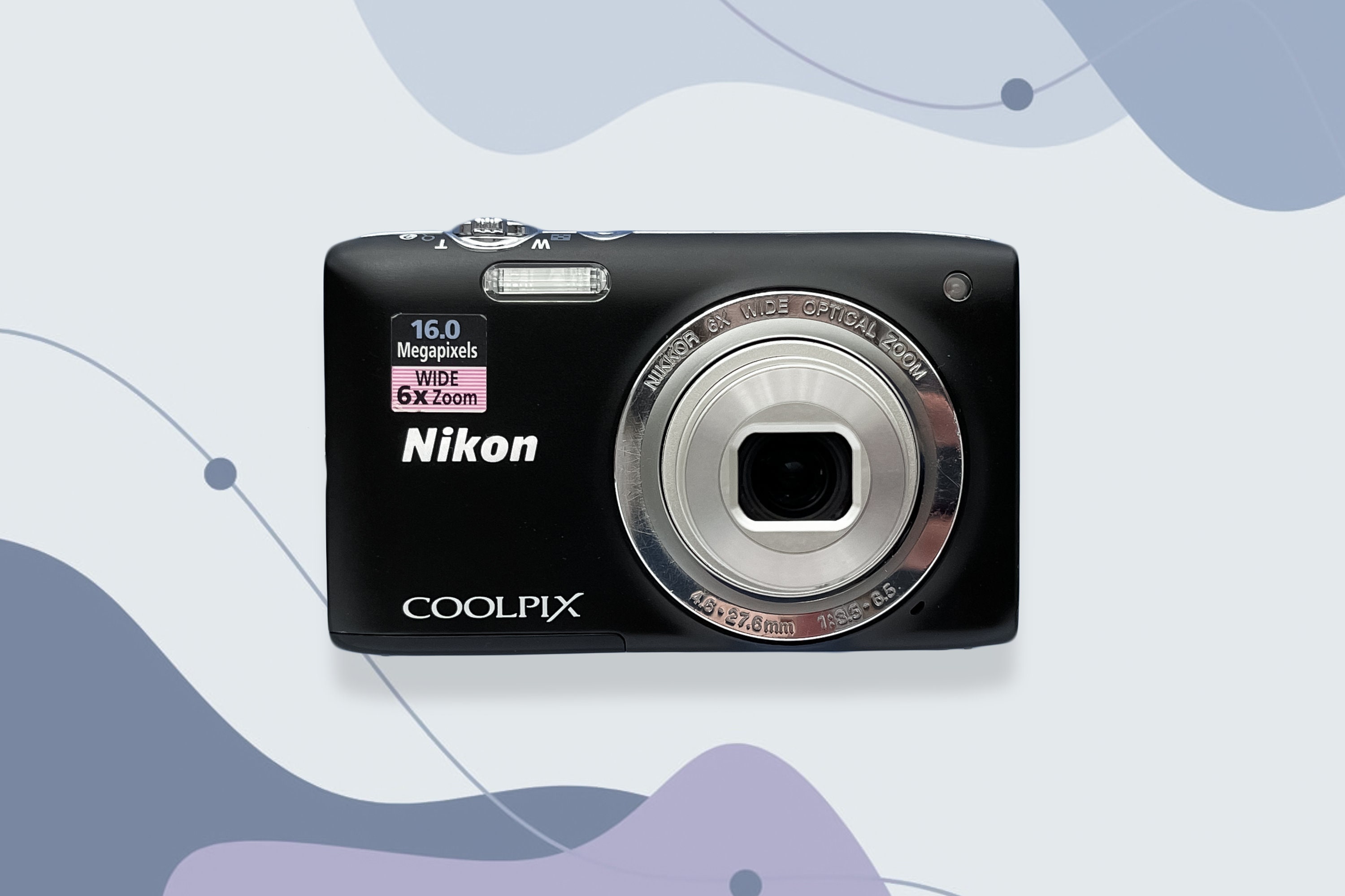 Nikon Coolpix S2700: Black 16MP Digital Camera With 6x Zoom