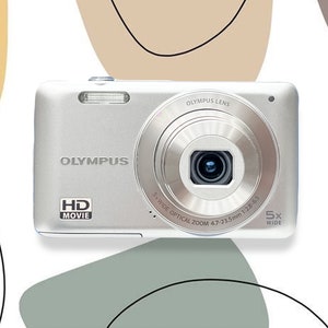 Digital Camera Olympus VG-120 Silver / Vintage Digital Camera / Olympus cameras