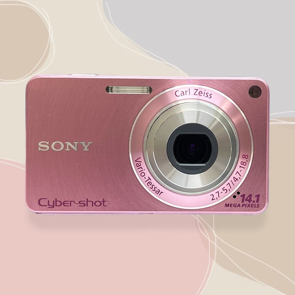 Digital Camera Sony Cyber-Shot DSC-W350 Pink / Vintage Digital Camera / Sony cameras