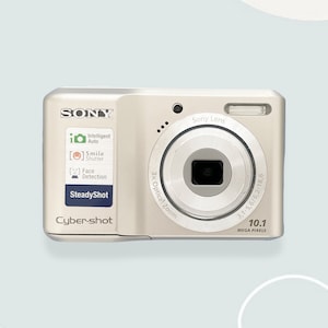 Digital Camera Sony Cyber-Shot DSC-S2000 Silver / Vintage Digital Camera / Sony cameras