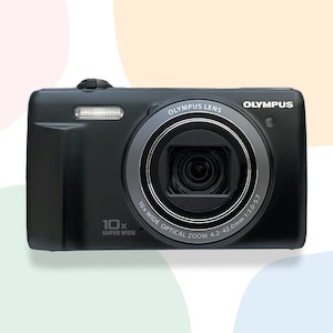Digital Camera Olympus VR-340 Black / Vintage Digital Camera / Olympus cameras