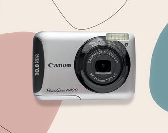 ジャンク品 Canon PowerShot A490 10.0メガピクセル Canon Powershot A490 digicam 10 MP CCD sensor w/ original