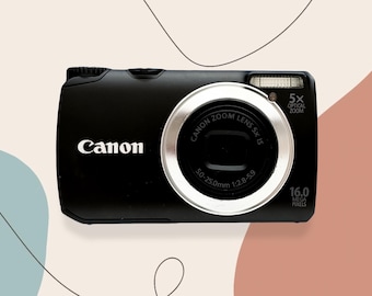 Canon PowerShot A3350 IS: Câmera digital vintage de 16 MP