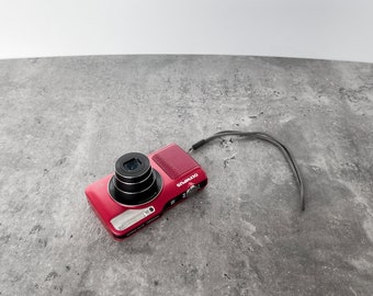 OLYMPUS VG-170レッド コンパクトデジタルカメラ Olympus VG-170 14.0MP Compact Digital Camera Red full