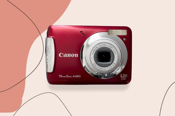 ☆デジカメ☆Canon Power Shot A480 #0249 Canon PowerShot A480 (Black) 10-megapixel digital camera