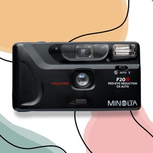 Film Camera Minolta F20R / Vintage Film Camera / 35mm Point and Shoot camera