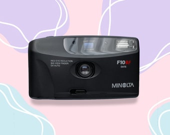 Fotocamera Minolta F10BF 35 mm - Fotocamera compatta vintage anni '90