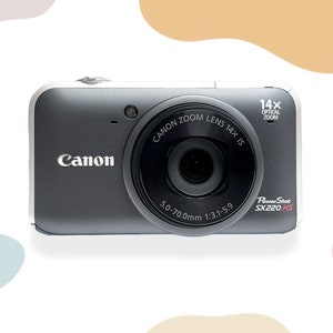 Canon PowerShot SX220 HS: 14x Zoom Vintage Digital Camera