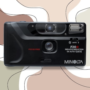 Camera Minolta F20R / 35mm Point and Shoot Film Camera / vintage minolta camera