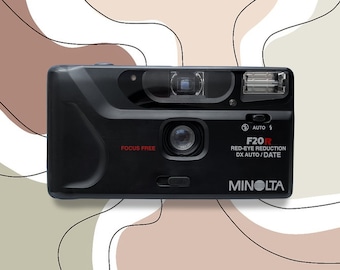 Vintage Minolta F20R 35mm Point and Shoot Film Camera