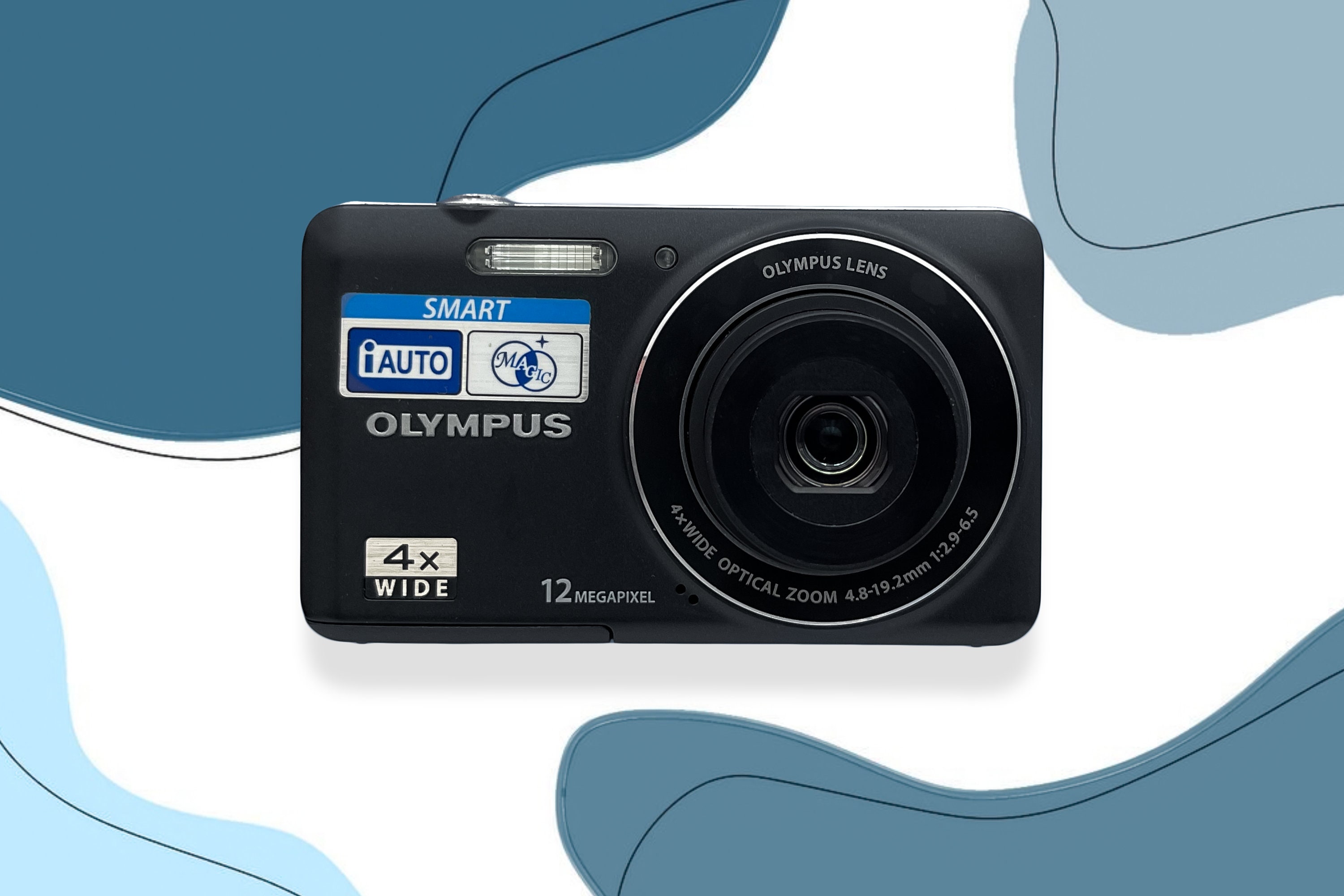 OLYMPUS Digital Camera VG-110 SLV 12.0MP wide angle 27mm 4x