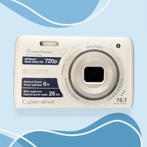 Digital Camera Sony Cyber-Shot DSC-W670 Silver / Vintage Digital Camera / Sony cameras