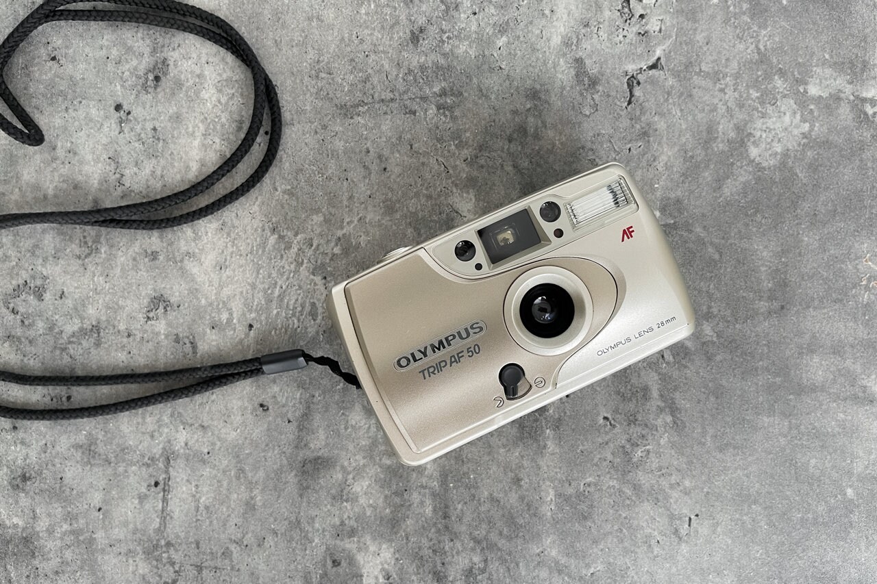 【激レア未使用】OLYMPUS TRIP AF 50 コンパクトフィルムカメラ OLYMPUS TRIP AF50 / オリンパス | boromeez camera ◎ ボロ