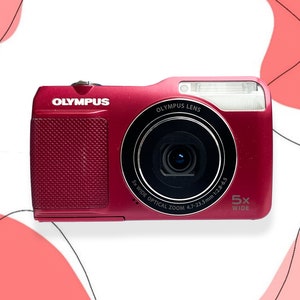 Digital Camera Olympus VG-170 Red / Vintage Digital Camera / Olympus cameras