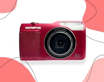 Digital Camera Olympus VG-170 Red / Vintage Digital Camera / Olympus cameras