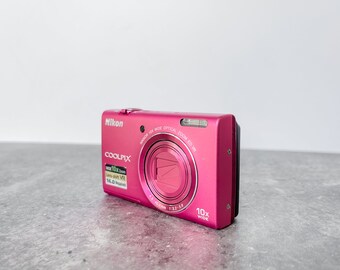 Pink Nikon Coolpix S6200, 16MP, 10x Zoom Digital Camera - Etsy