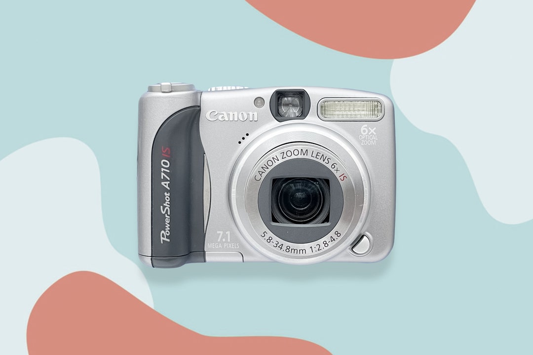 日*0様 M14813 Canon PowerShot A710 IS デジタル Canon PowerShot A710 IS 7.1MP Digital Camera - Metallic gray