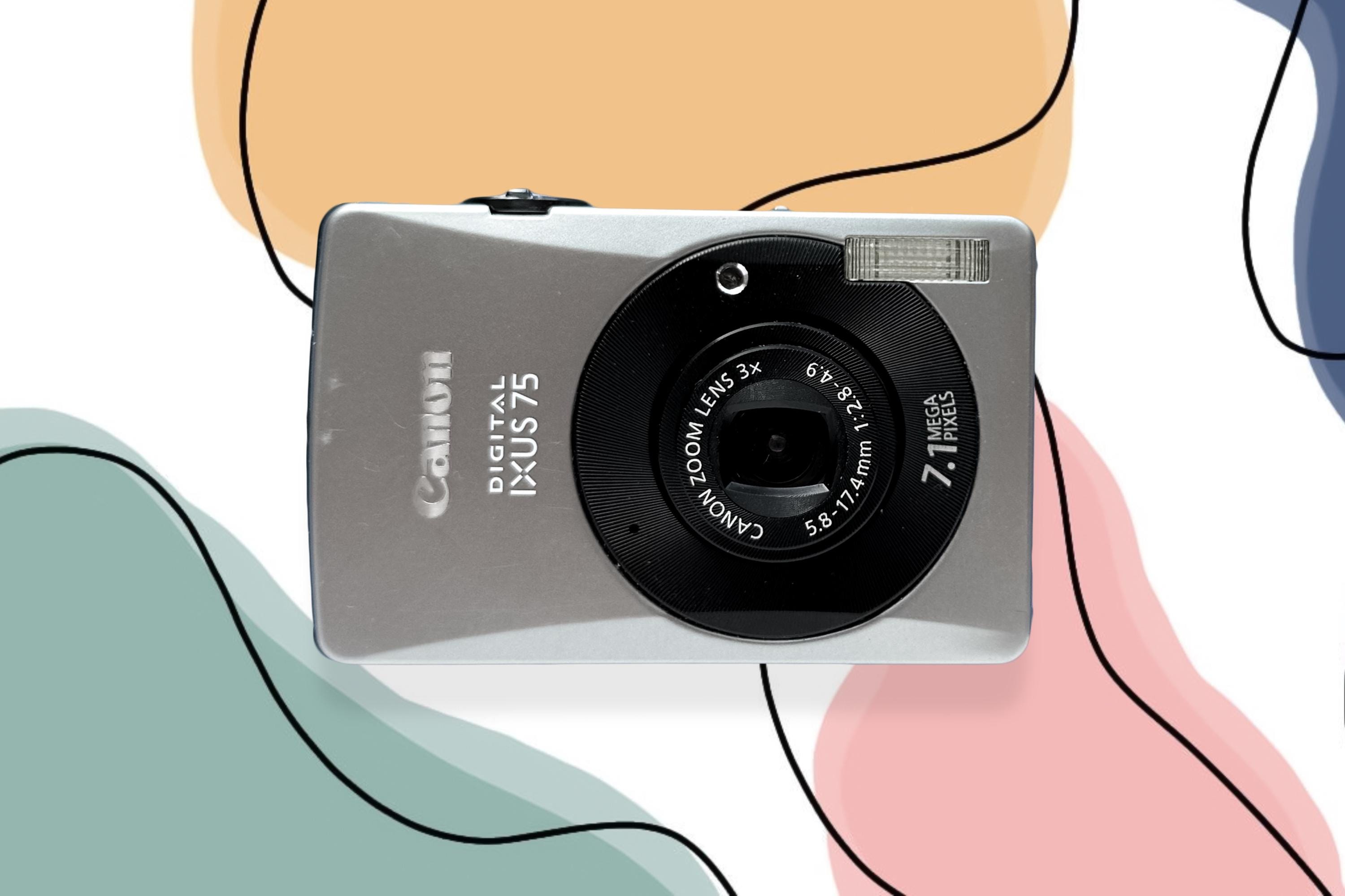 Digital Camera Canon IXUS 75 Black / Vintage Digital Camera / Canon cameras