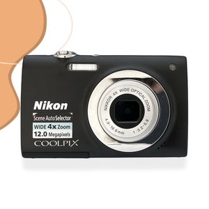 Digital camera Nikon Coolpix S2500 Black / Vintage Digital Camera / Nikon cameras