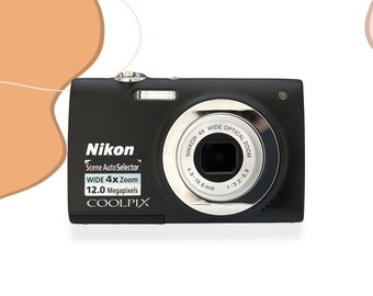 Digital camera Nikon Coolpix S2500 Black / Vintage Digital Camera / Nikon cameras