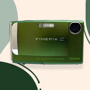 Digital Camera Fujifilm FinePix Z10fd Green / Vintage Digital Camera / Fuji cameras
