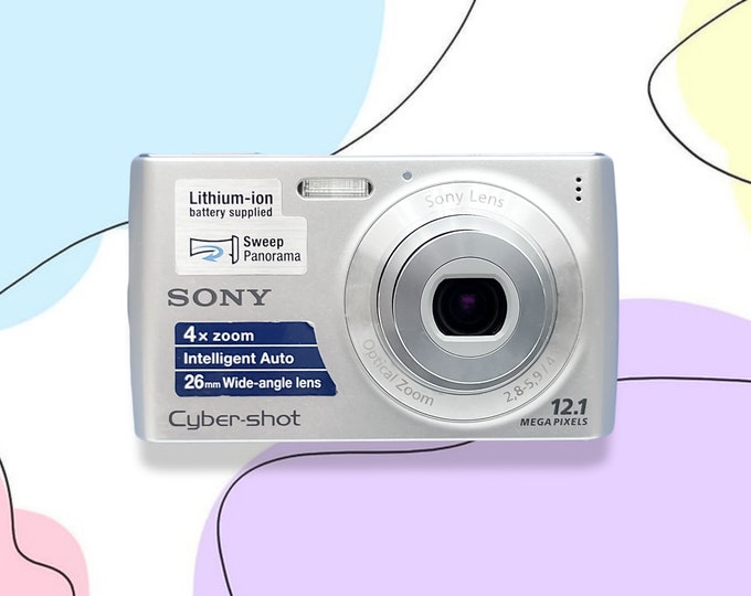 Digital Camera Sony Cybershot DSCW510 / Vintage Digital Camera / Sony