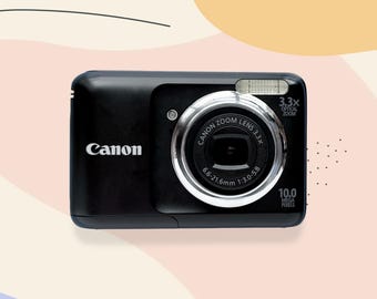 Nikon Coolpix S220 コンパクトデジタルカメラ ブラック、Y2K デジタル