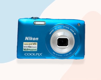 Nikon COOLPIX S3300 16 MP Digital Camera With 6x Zoom With Charger